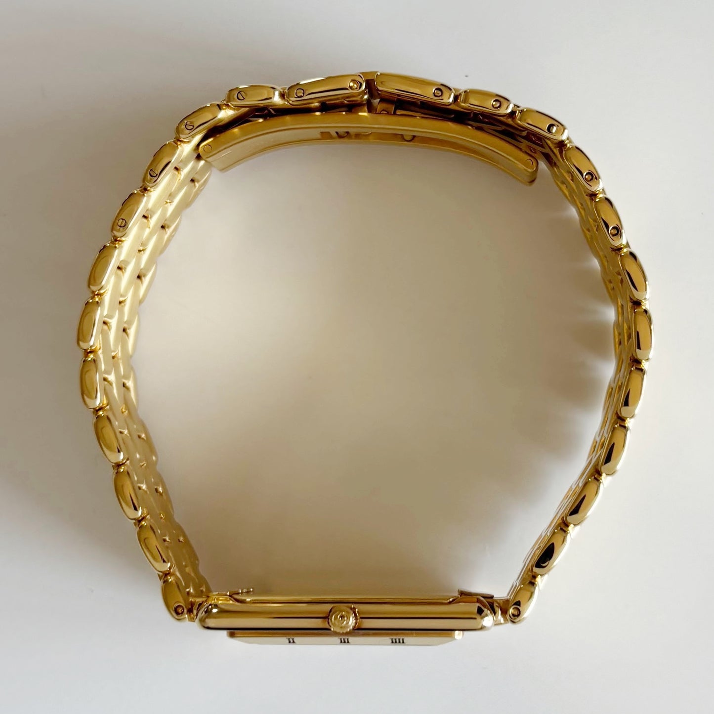 Gucci 1990s Tank Gold Plated Watch (Large)