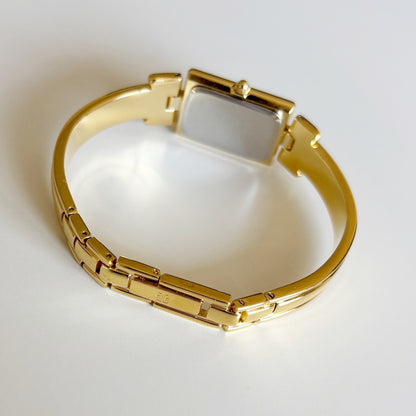 Givenchy 1990s Gold Plated Bangle Watch