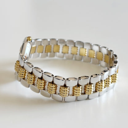 Dior 1990s Octagon Two Tone Watch