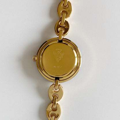 Gucci 1990s Interchangeable Bezel Gold plated Watch with 6 bezels, case (165mm)