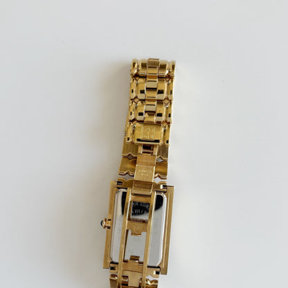Givenchy 1990s Tank Gold Plated Watch (Large)