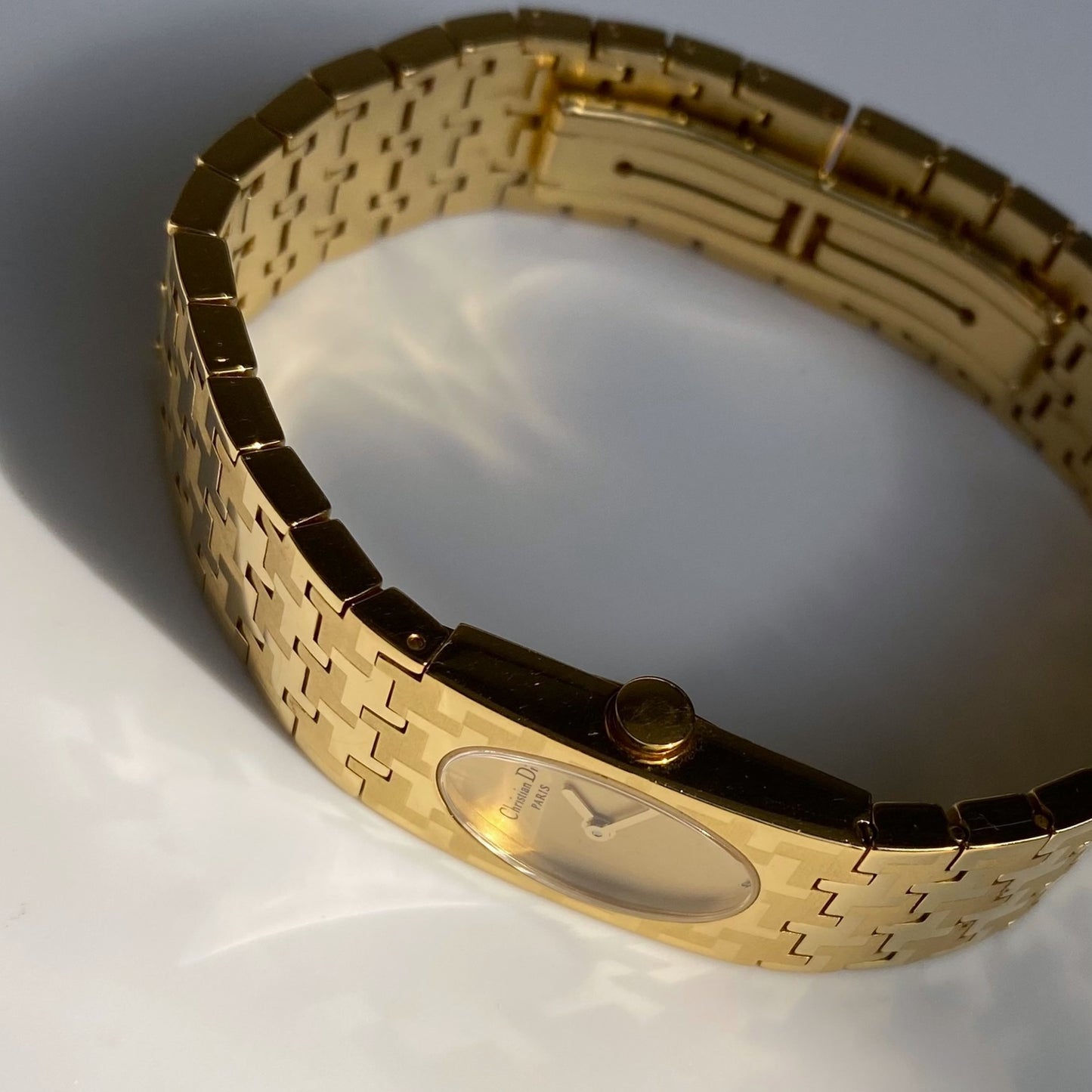 Dior Early 2000s Miss Dior Gold Plated Watch