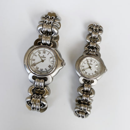 Fendi Early 2000s Round Pair Watches