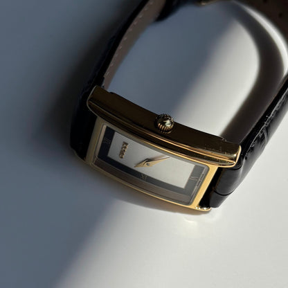 Gucci 1990s Tank Gold Plated Watch