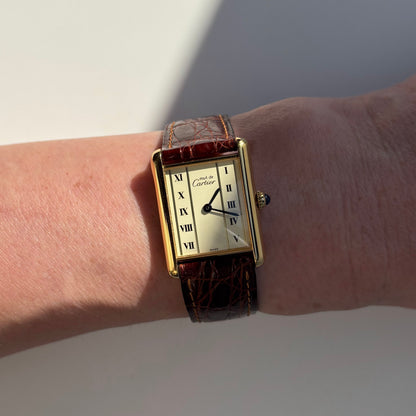 Cartier 1990s Must de Tank Watch (LM)