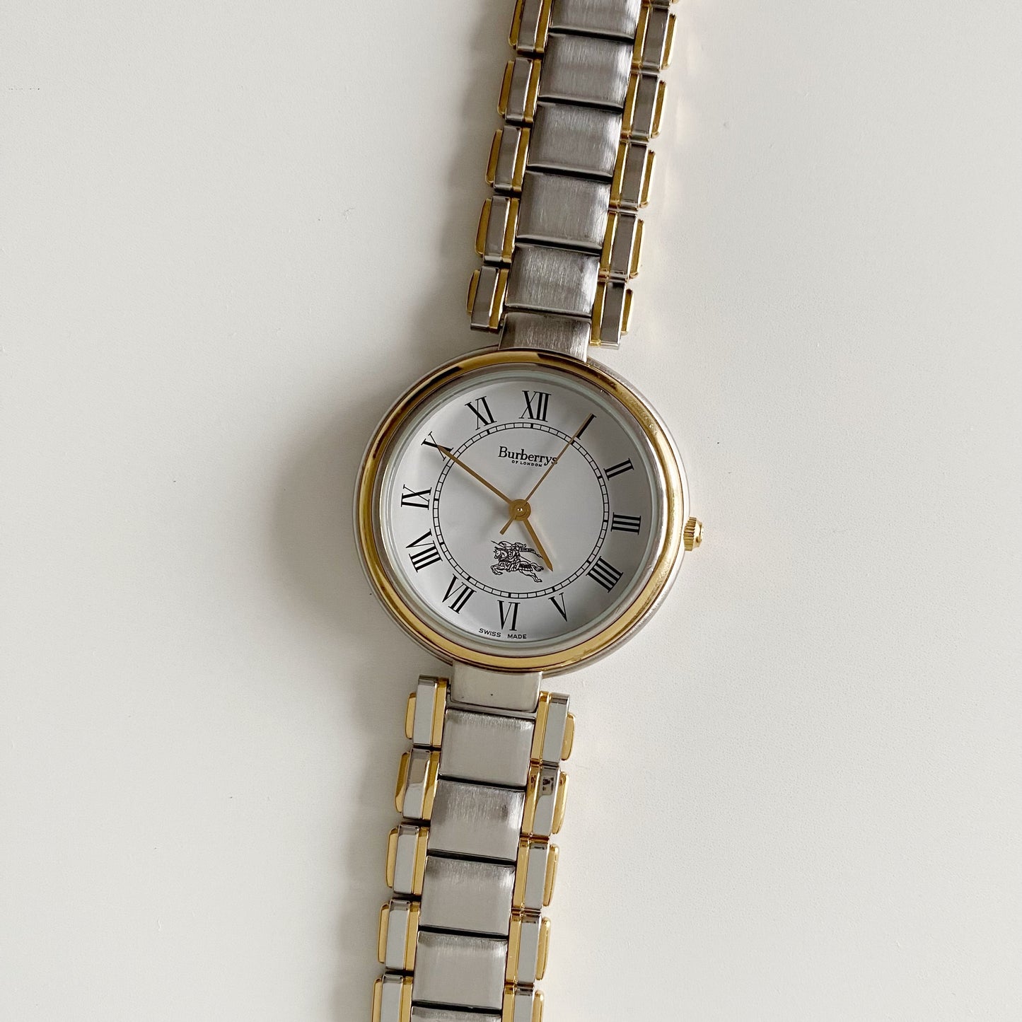 Burberry 1990s Two Tone Watch (Mens)