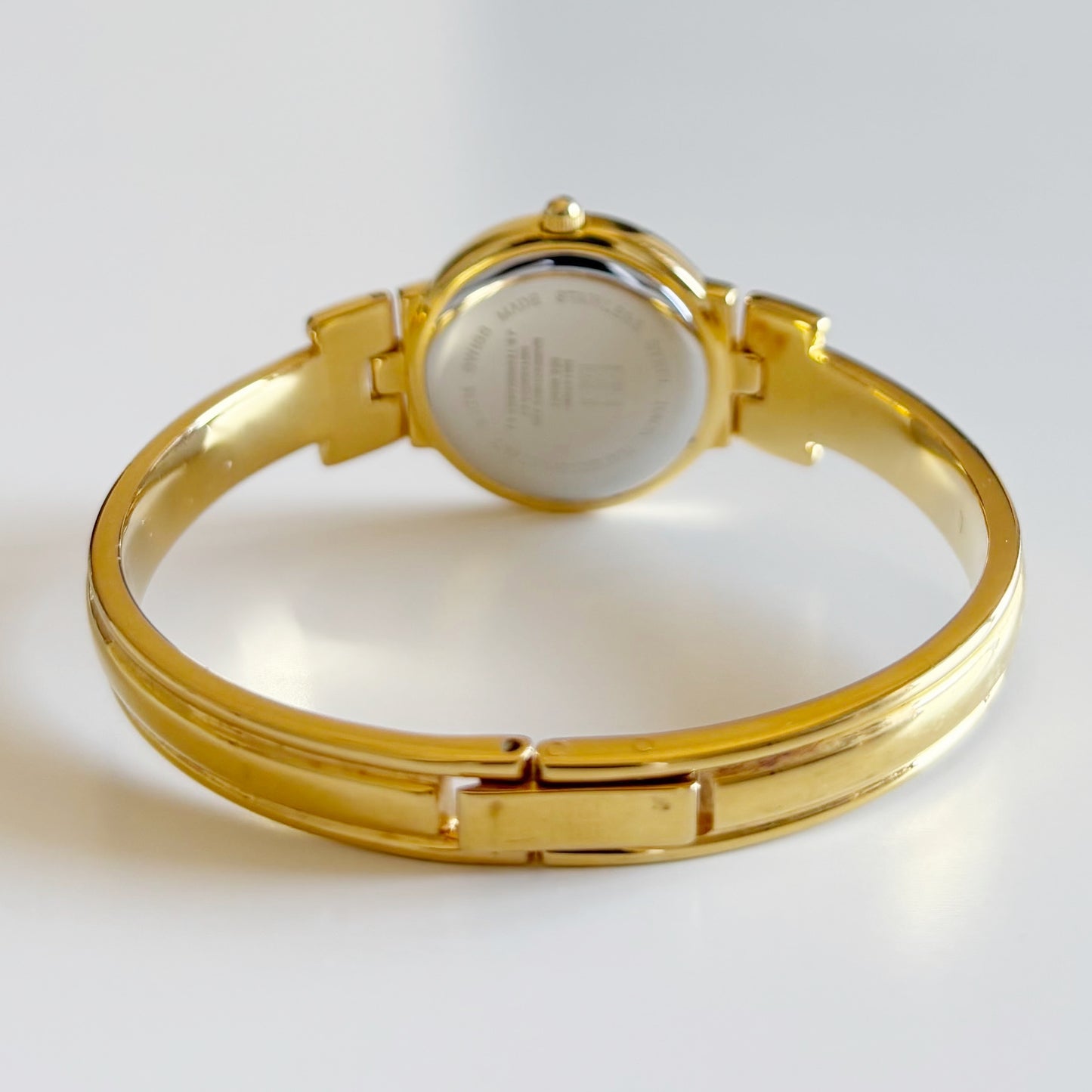 Givenchy 1990s Gold Plated Bangle Watch