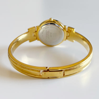 Givenchy 1990s Gold Plated Bangle Watch