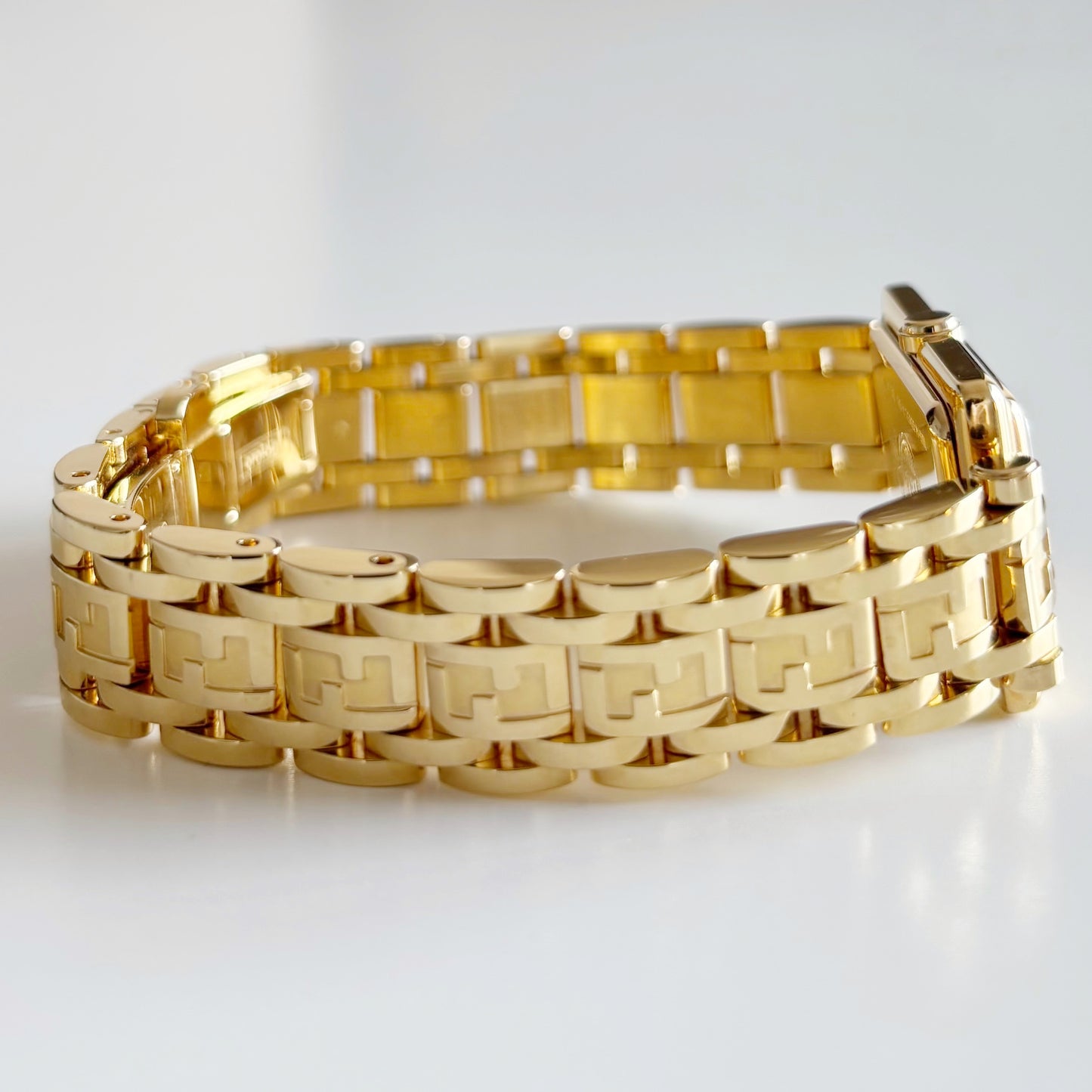 Fendi 1990s Gold Plated Watch Limited Edition (only 2,500 pieces made)