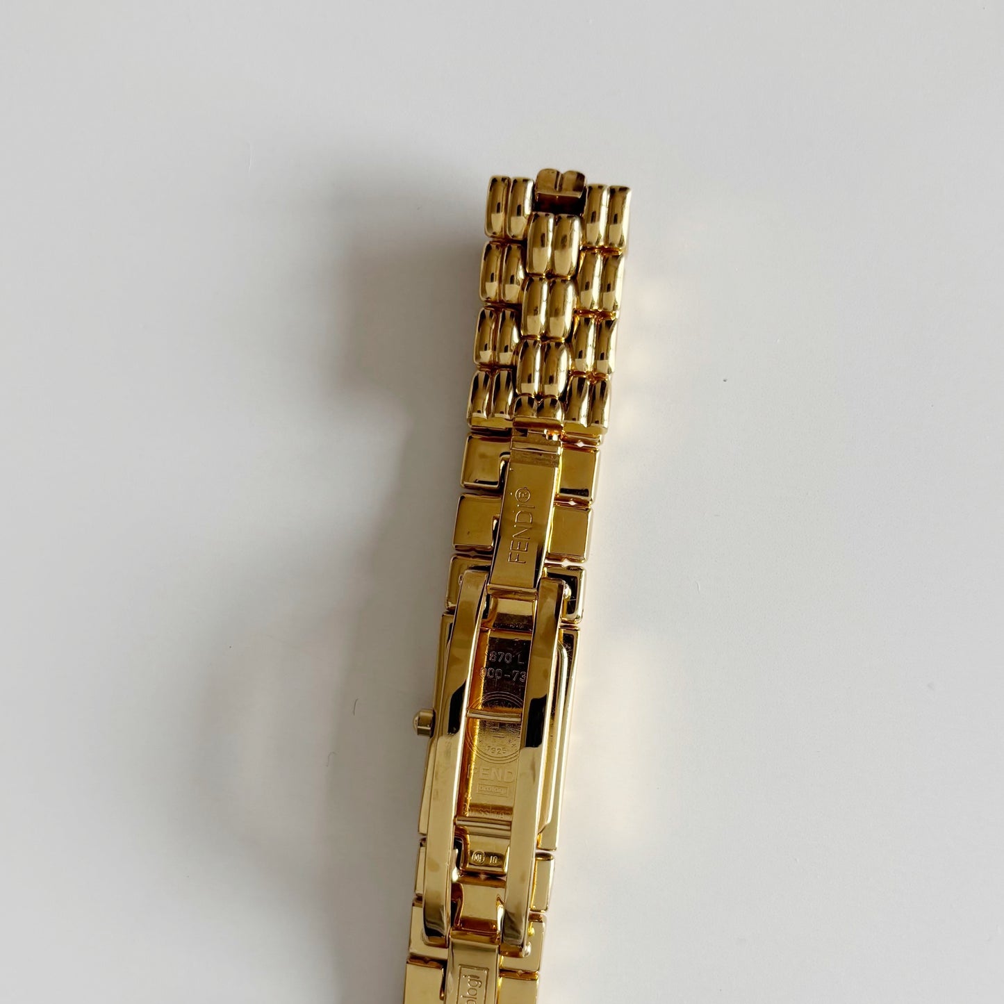 Fendi 1990s Gold Plated Watch