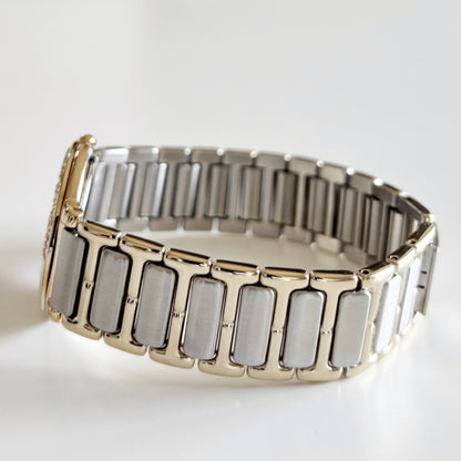 Yves Saint Laurent 1990s Two Tone Watch (Large)