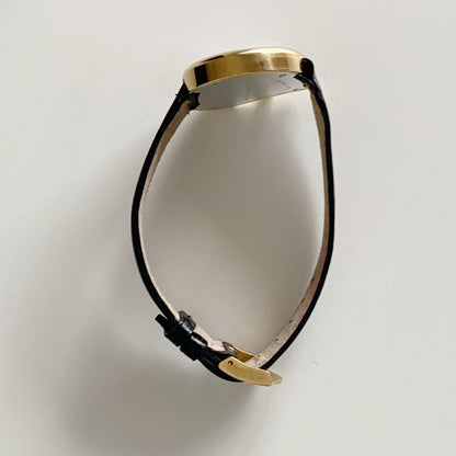 Yves Saint Laurent 1990s Heart Shaped Dial Gold Plated Watch