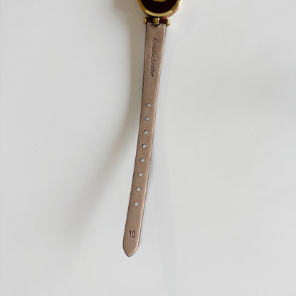 Gucci 1990s Round Dial Sherry Watch
