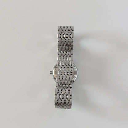 Dior 1990s Round Dial Stainless Steel Watch