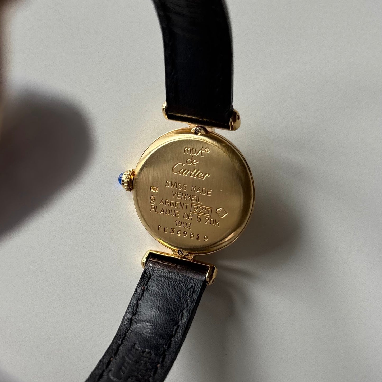 Cartier 1990s Must de Colisee Sunray Watch (SM)