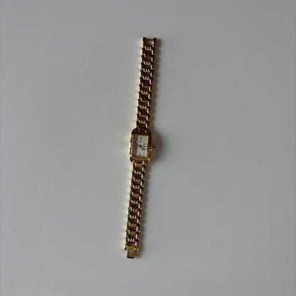 Yves Saint Laurent 1990s Tank Gold-Plated Watch