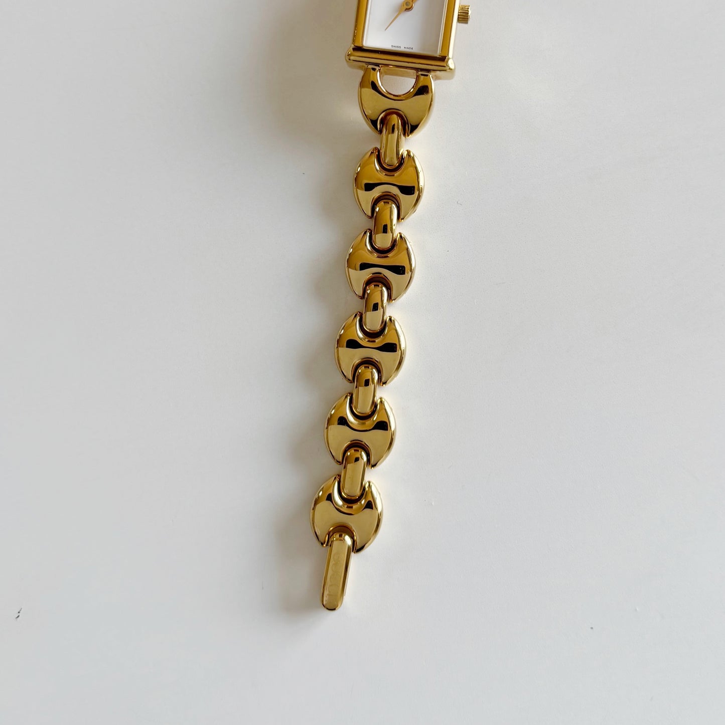 Gucci 1990s Interchangeable Strap Gold Plated Watch