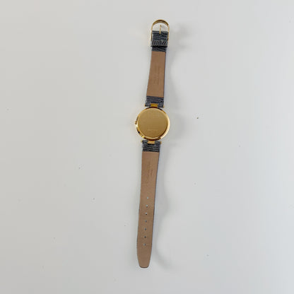 Dior 1990s Round Dial Gold Plated Watch (Large)