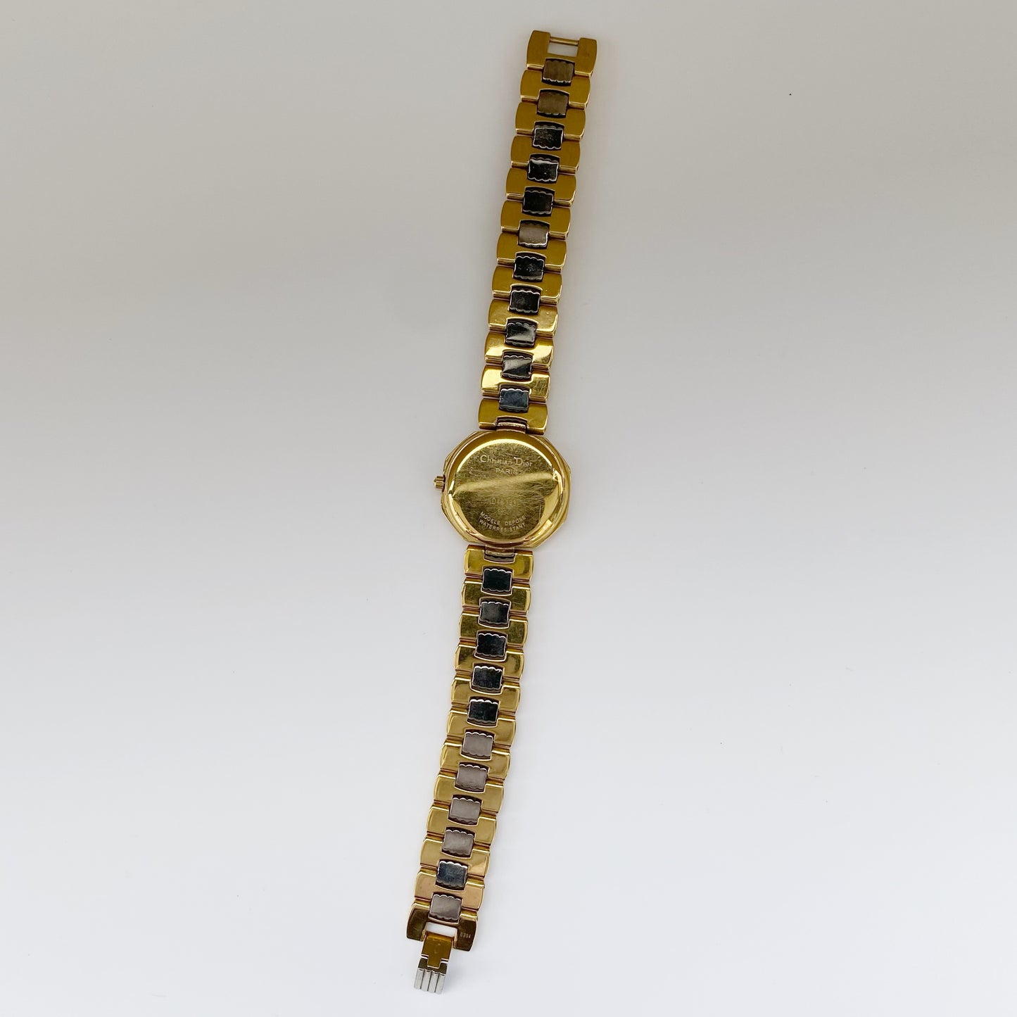 Dior 1990s Octagon Two Tone Watch