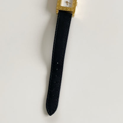Dior Early 2000s La Parisienne Gold Plated Interchangeable Watch with 3 straps, case