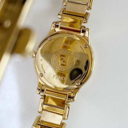 Fendi 1990s Gold Plated Watch