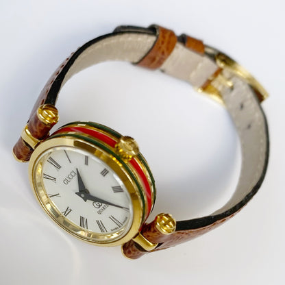 Gucci 1990s Sherry Round Watch