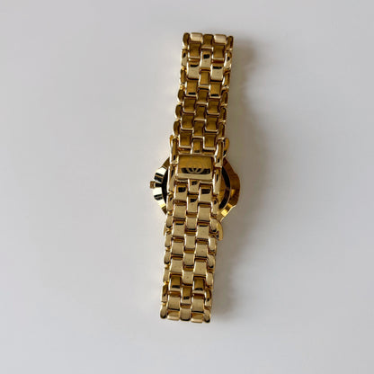 Gucci 1980s Round Dial Gold Plated Watch (Large)