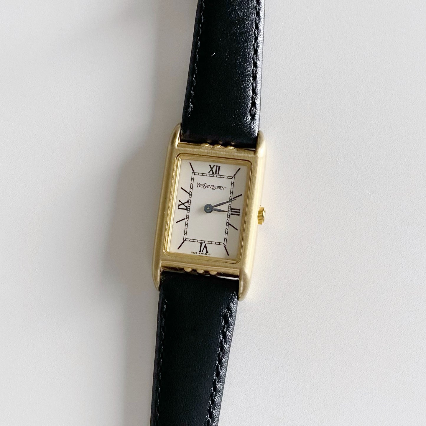 Yves Saint Laurent 1980s Tank Watch