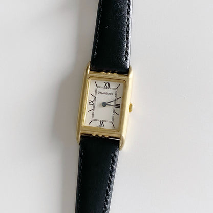 Yves Saint Laurent 1980s Tank Watch