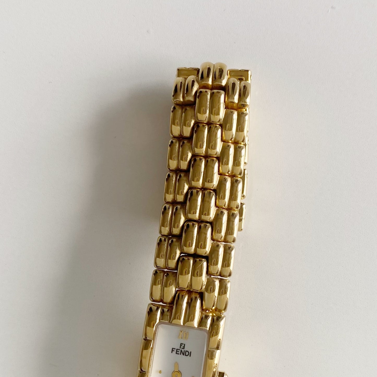 Fendi 1990s Gold Plated Watch