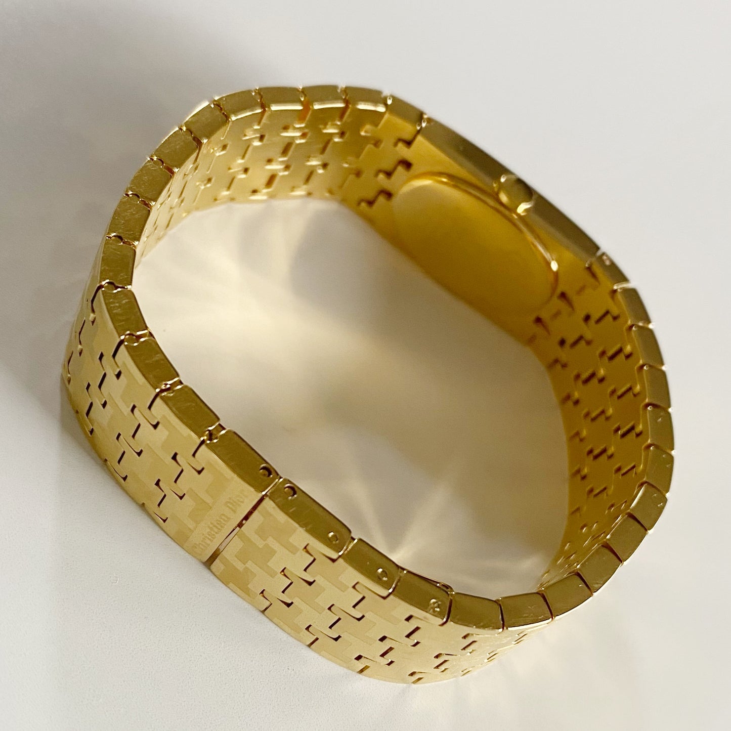 Dior Early 2000s Miss Dior Gold Plated Watch