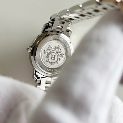 Hermes 1990s Clipper Two Tone Watch