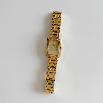 Fendi 1990s Gold Plated Watch Limited Edition (only 2,500 pieces made)
