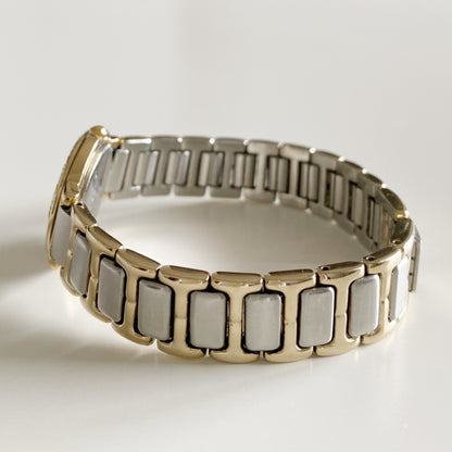 Yves Saint Laurent 1990s Two Tone Watch
