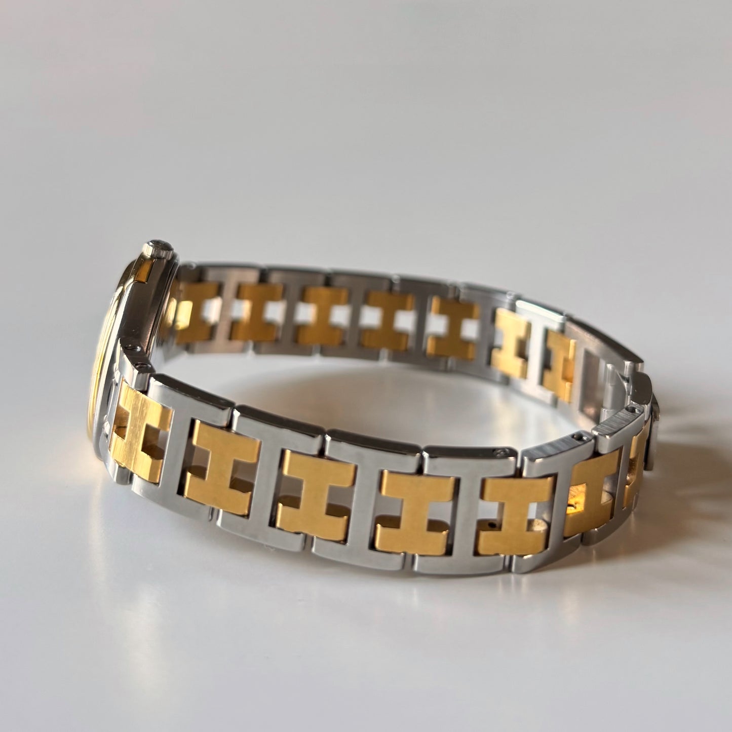 Hermes 1990s Windsor Two Tone Watch