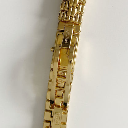 Fendi 1990s Gold Plated Watch