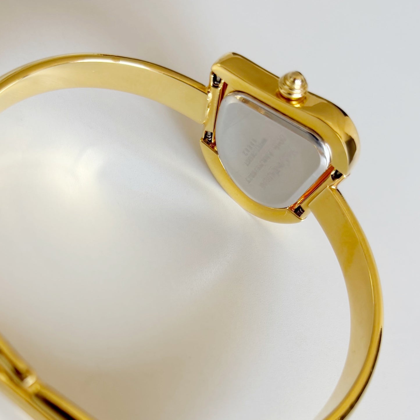 Yves Saint Laurent 1990s Heart Shaped Dial Gold Plated Watch