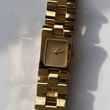 Gucci 1990s Gold Plated Watch