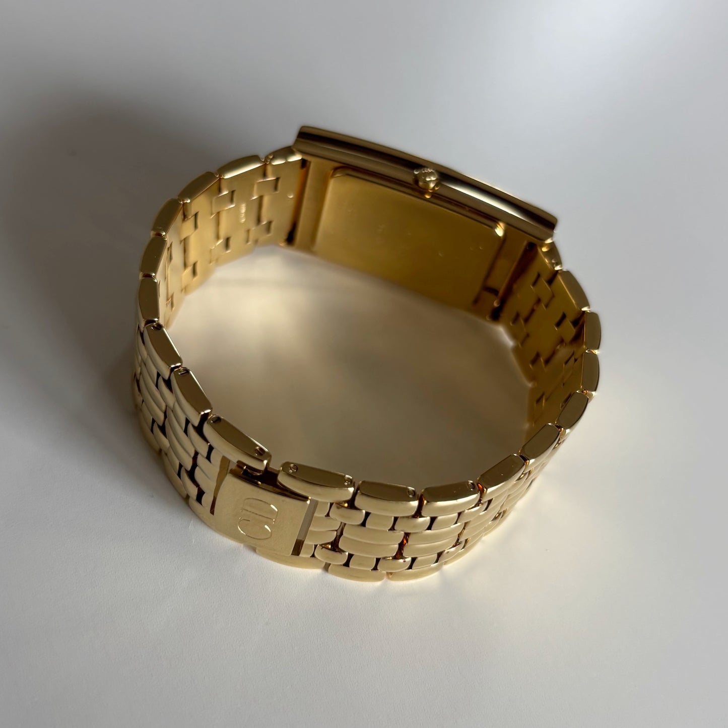Dior 1990s Tank Gold Plated Watch (Large)