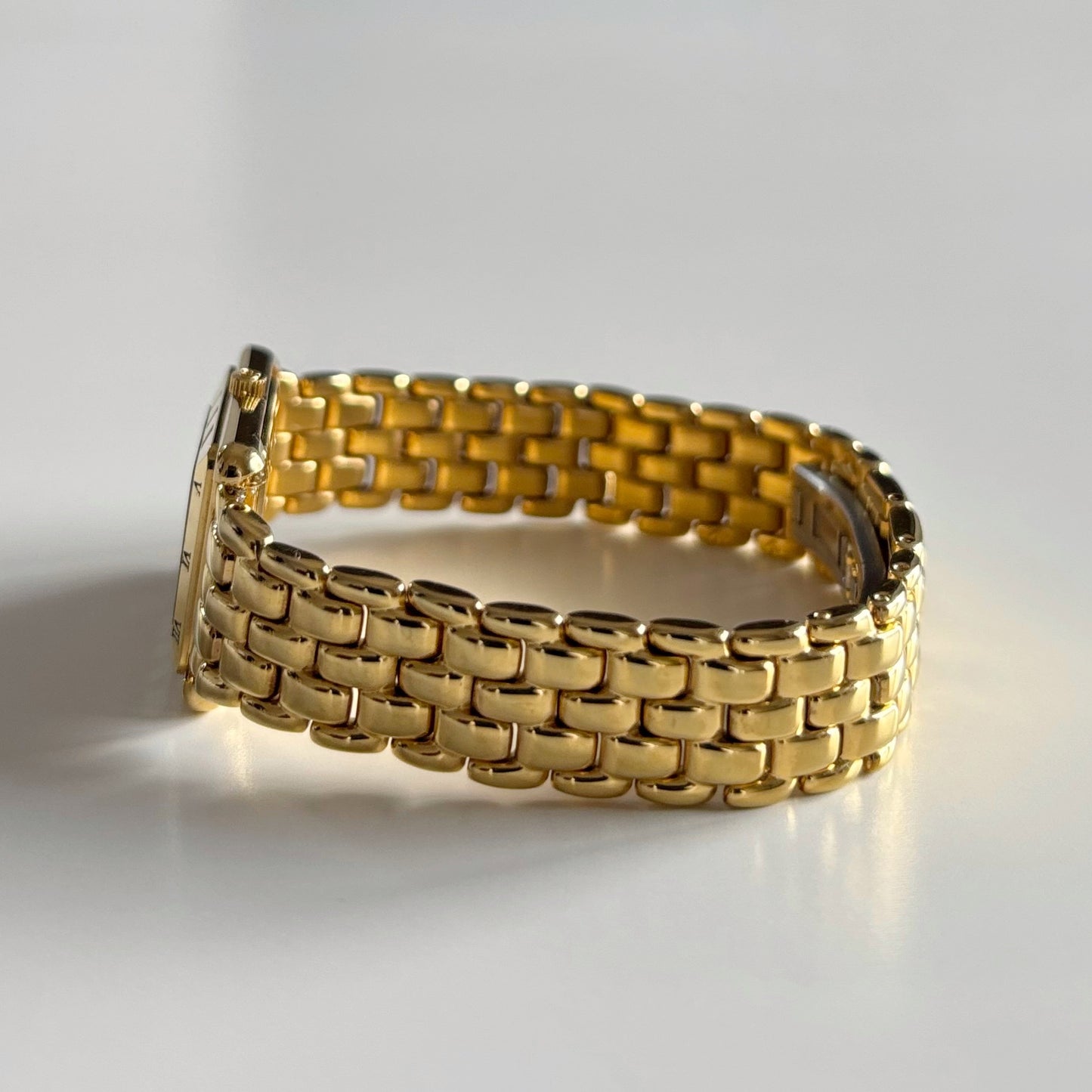 Gucci 1990s Tank Gold Plated Watch