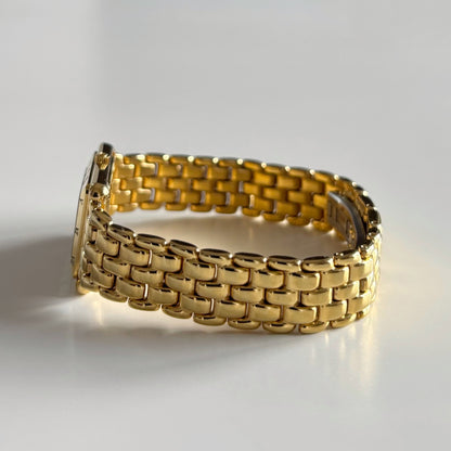 Gucci 1990s Tank Gold Plated Watch