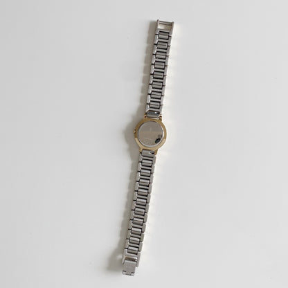 Yves Saint Laurent 1990s Two Tone Watch