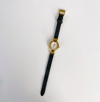 Fendi 1990s Interchangeable Belt Watch with 8 leather straps and case