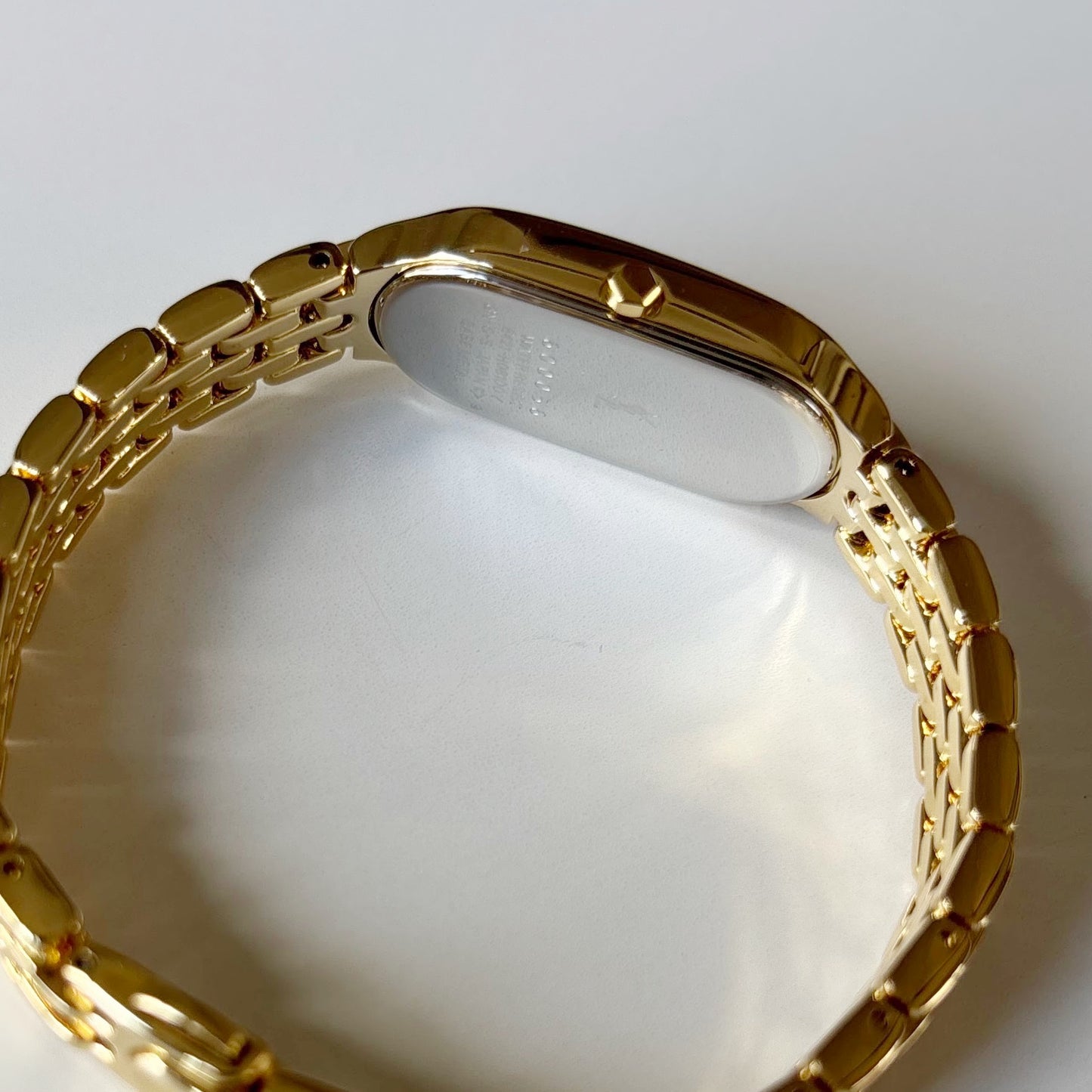 Yves Saint Laurent 1990s Oval Dial Gold Plated Watch