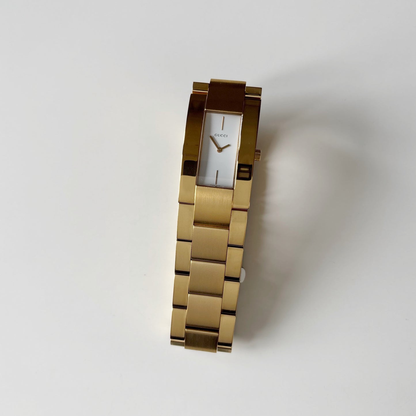 Gucci 1990s Gold Plated Watch (Large)