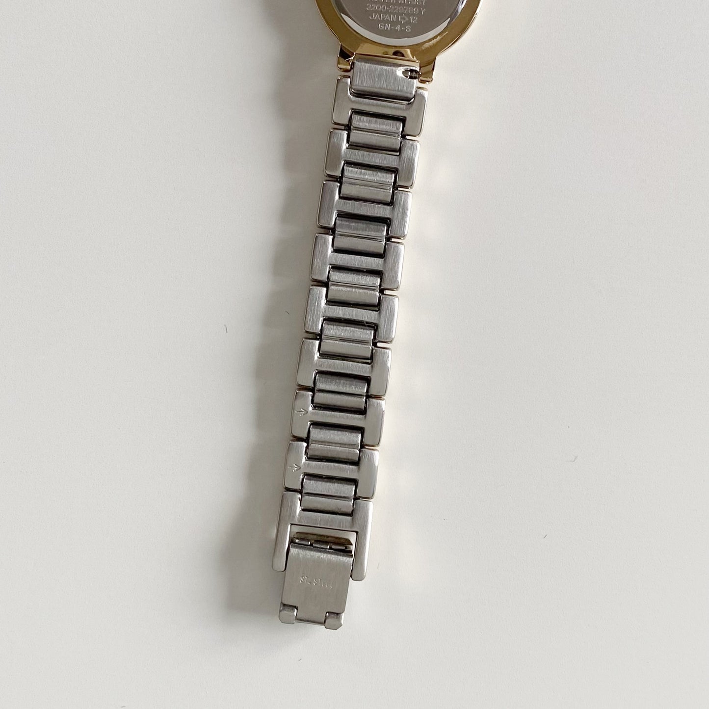 Yves Saint Laurent 1990s Round Dial Two Tone Watch