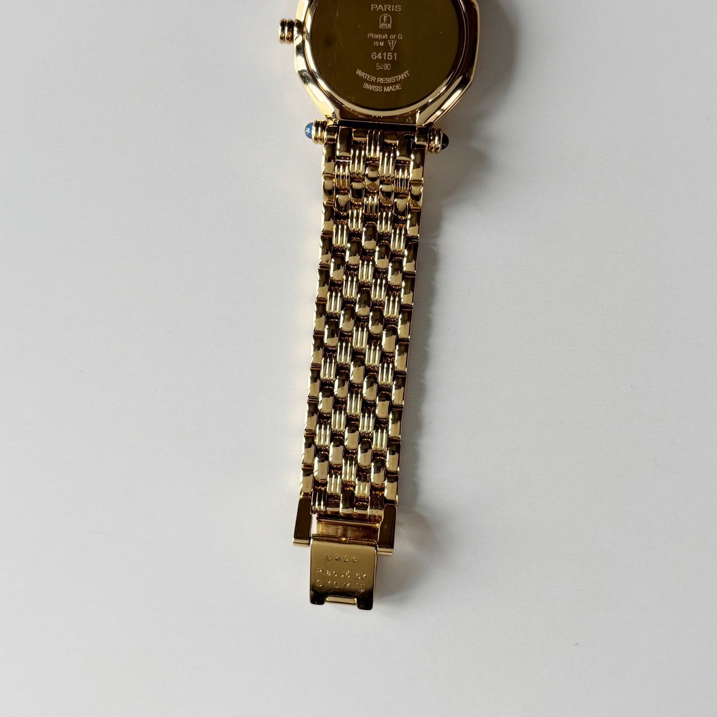 Dior 1990s Octagon Dial Gold Plated Watch