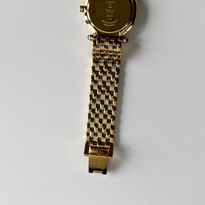 Dior 1990s Octagon Dial Gold Plated Watch