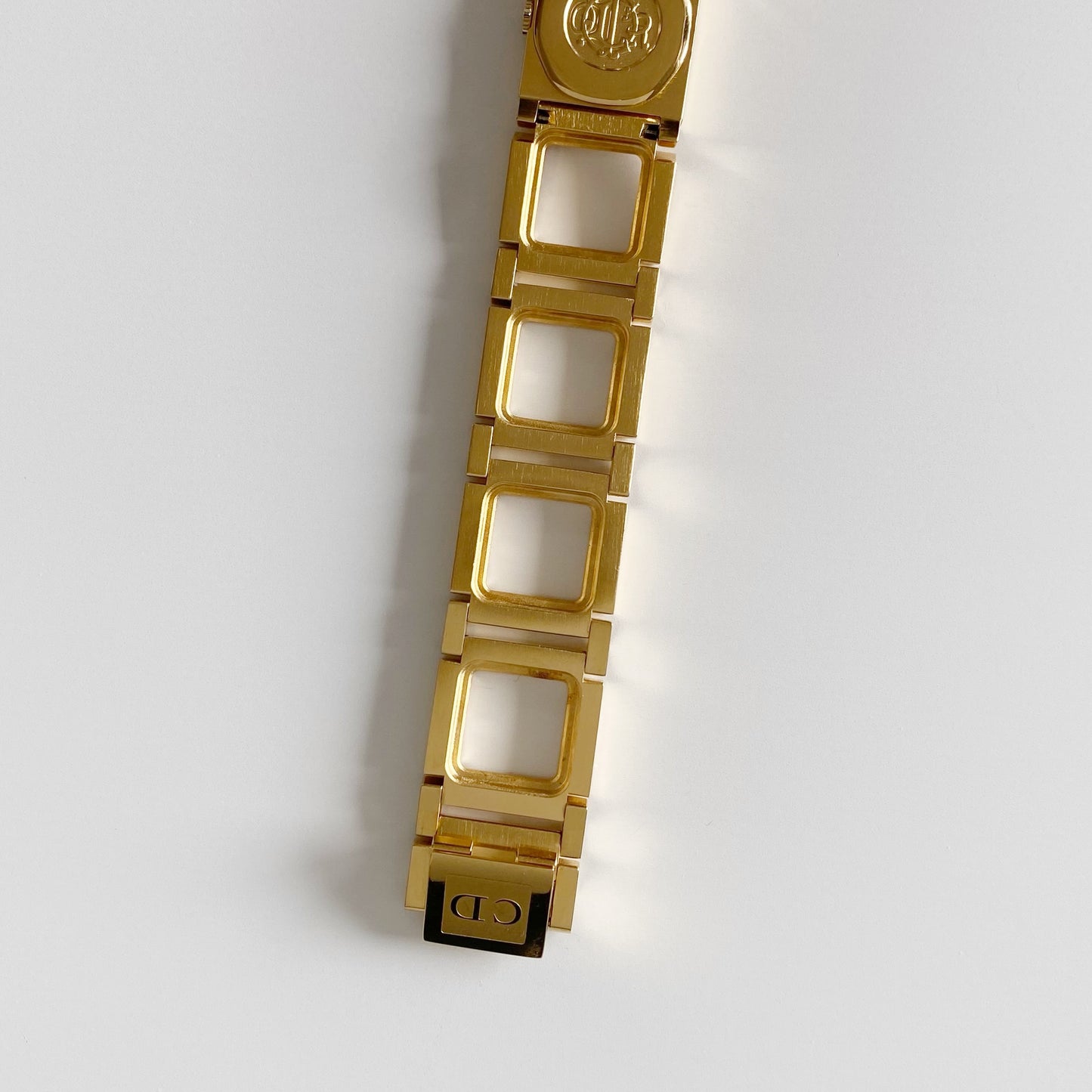 Dior Early 2000s La Parisienne Gold Plated Watch