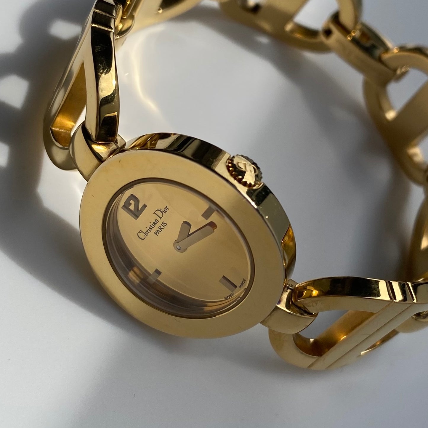 Dior Early 2000s Malice Gold Plated Watch